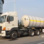 Liquid Carbon Dioxide Tank Transport Vehicle